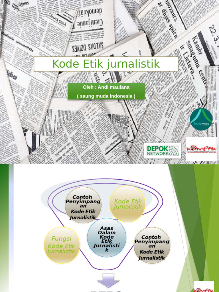 Kode Etik Jurnalistik dan Penerapannya | PDF