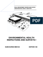 US Army Medical Course MD0164-100 - Environmental Health Inspections and Surveys I