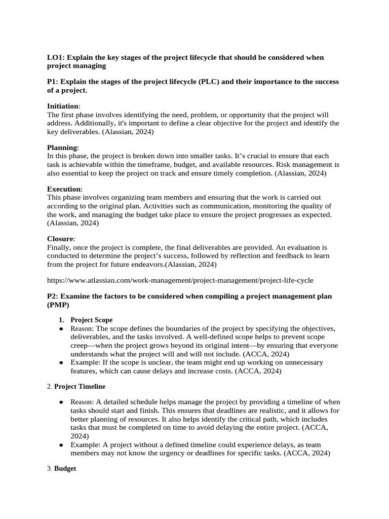 Project Lifecycle and Management Essentials | PDF | Qualitative ...