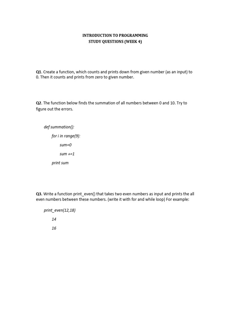 PS Week 4 | PDF