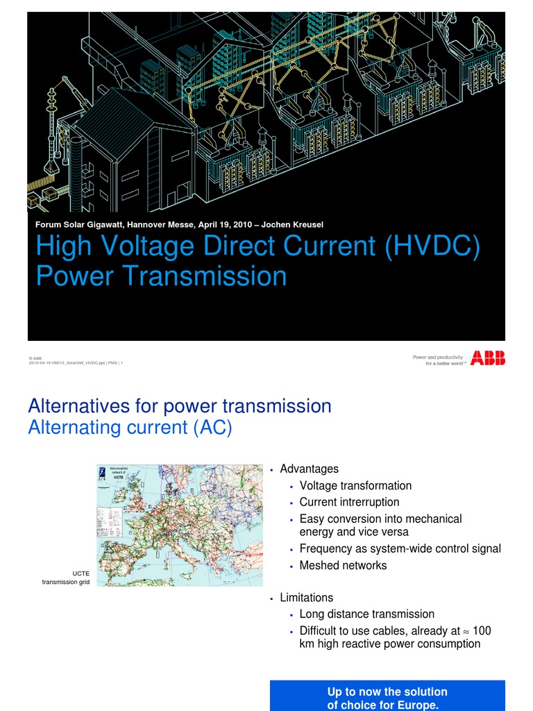 High Voltage Direct Current (HVDC) Power Transmission | PDF