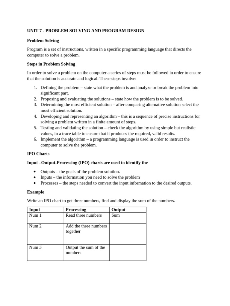 Step-by-Step Program Design Guide | PDF | Algorithms | Computer Program