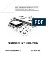 US Army Medical Course MD0173-100 - Pesticides in The Military