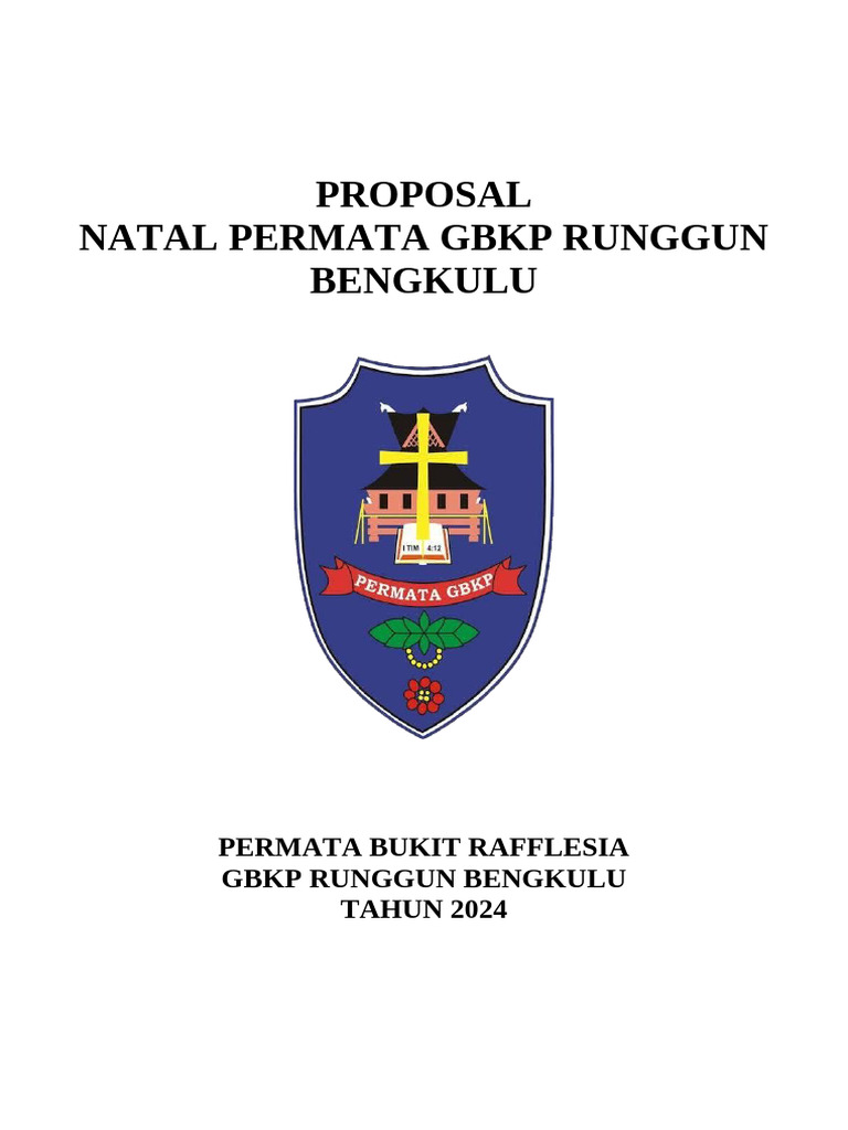 Proposal Perayaan Natal GBKP 2024 | PDF