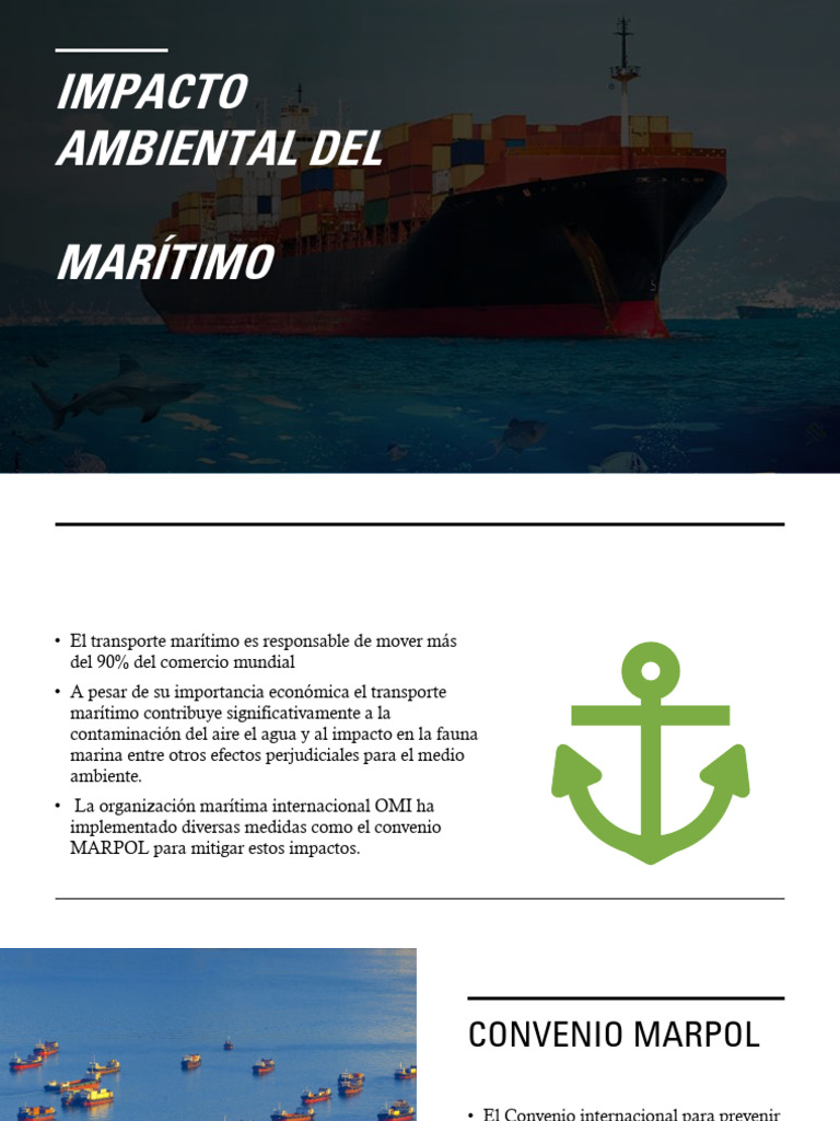 Impacto Ambiental Del Transporte Maritimo | PDF | Ciencia y matemáticas ...