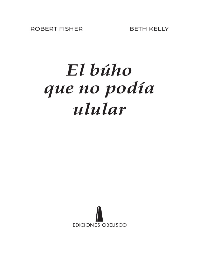 El Buho Que No Podia Ulular N.E | PDF