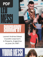 Lionel Messi: Biography and Career Highlights | PDF