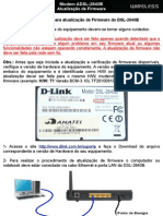 D-Link DSL-2640B - Atualização de Firmware (Tutorial)