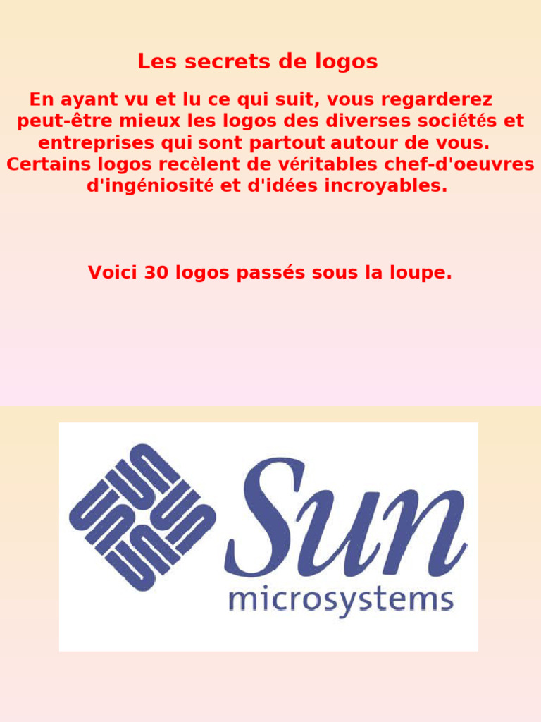 Secrets des logos révélés | PDF | Arts du langage et discipline