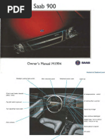 1992 Saab 900 Owners Manual (OCR) | PDF | Business
