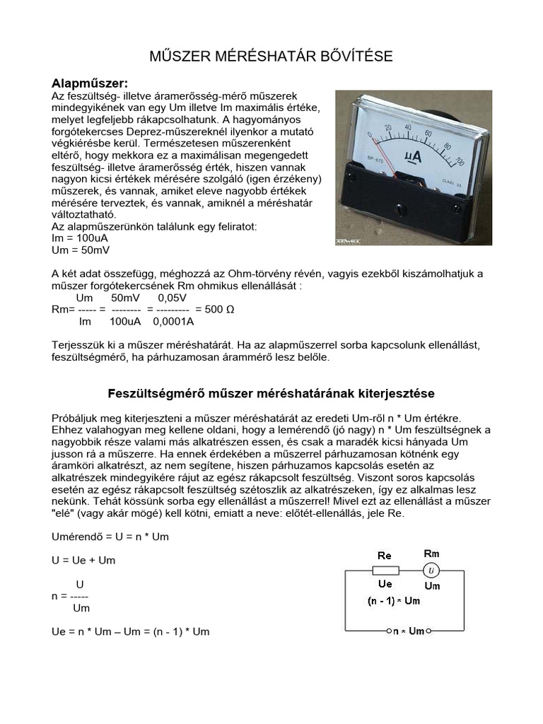 Muszer Mereshatar Bovitese | PDF