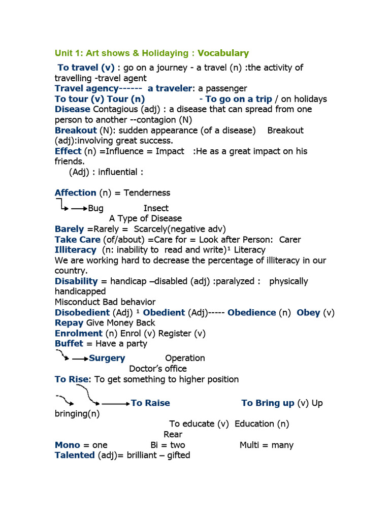 Vocabulary | PDF