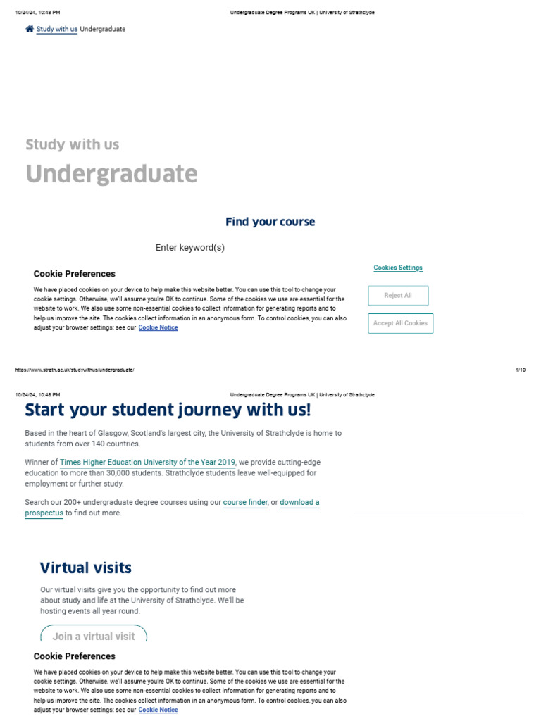 Strathclyde University Courses Overview | PDF | Engineering | Http Cookie