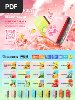 Geekbar PULSE Flavor Card 0928 | PDF