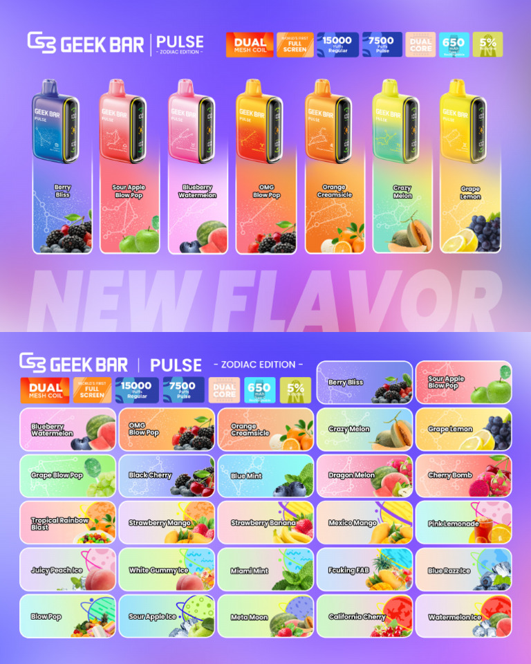 Geek Bar Zodiac Flavor Cherry Bomb Flavor - Sagittarius Flavors Libra  GeekBar - Unveil The Magic With GeekBar Pulse Zodiac Editions New Flavor Geek  Bar Sagittarius