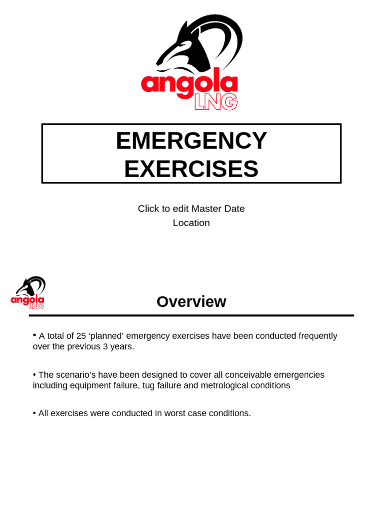 Emergency Exercise Scenarios Overview | PDF | Watercraft | Water Transport