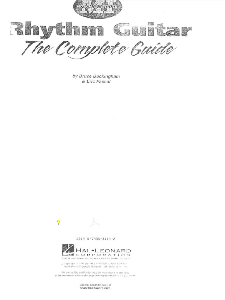 Rhythm Guitar Complete Guide Musicians Institutepdf Pdf Free Pdf