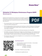 Enterprise 2.0 Workplace Performance Program EWPP - Basisprogramm