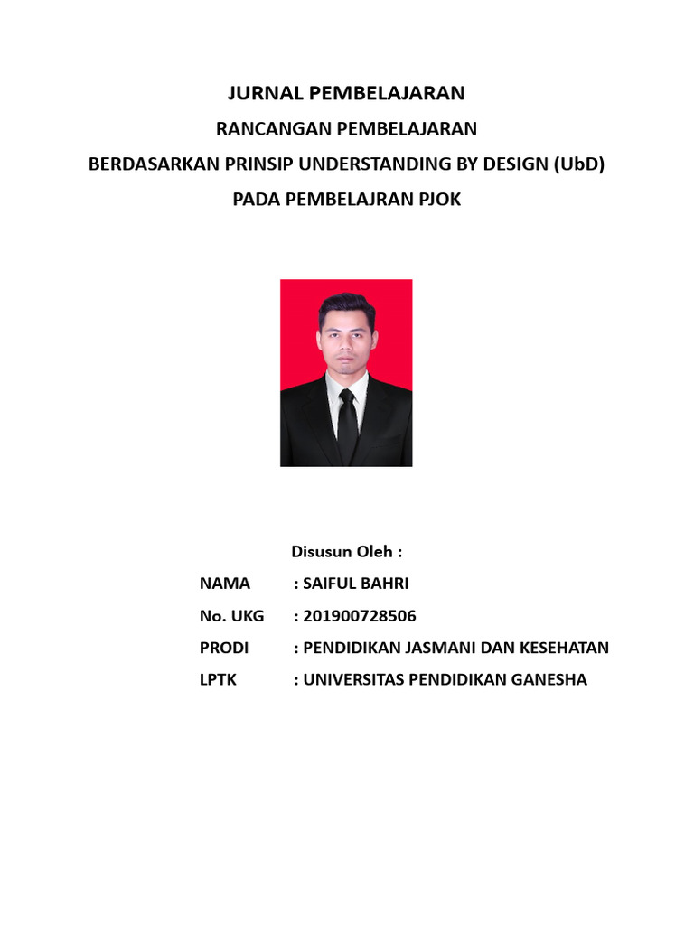 Jurnal Pembelajaran Ubd - 062045 | PDF | Karier & Perkembangan