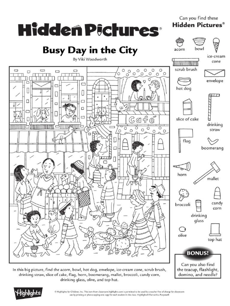 Busy Day in The City | PDF