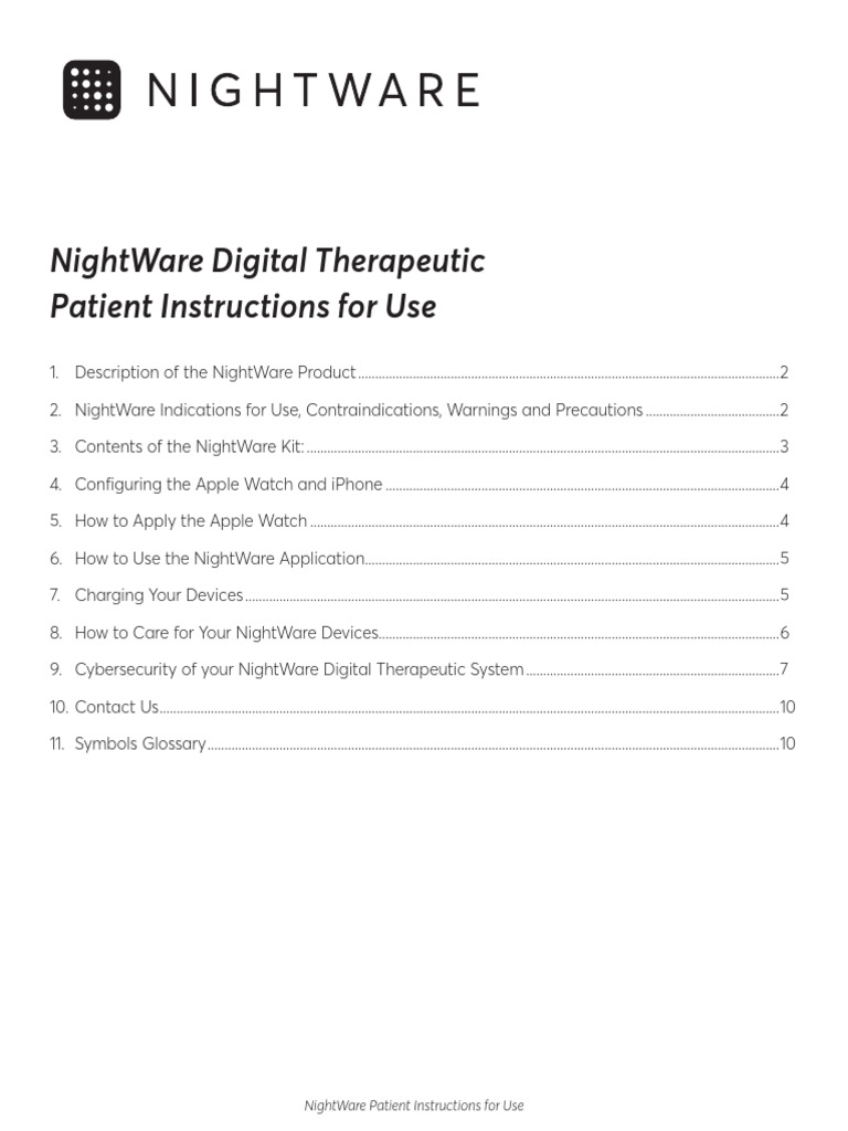 NW Patient Instructions For Use l.0006r2 | PDF | Computer Security ...