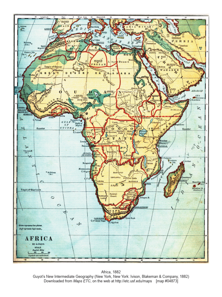 Africa, 1882 American (Mapa) | PDF