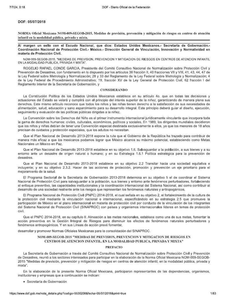 Nom 009 Segob 2015 | PDF
