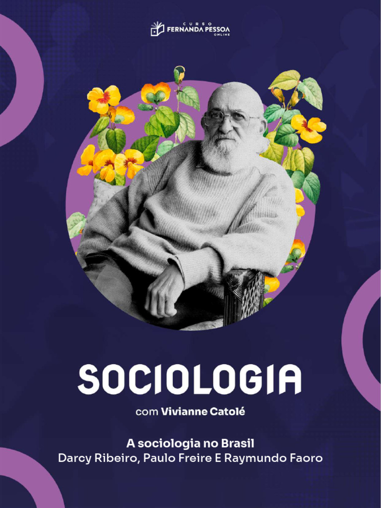 2024 - Online - Sociologia - 28 - A Sociologia No Brasil D Ribeiro P ...