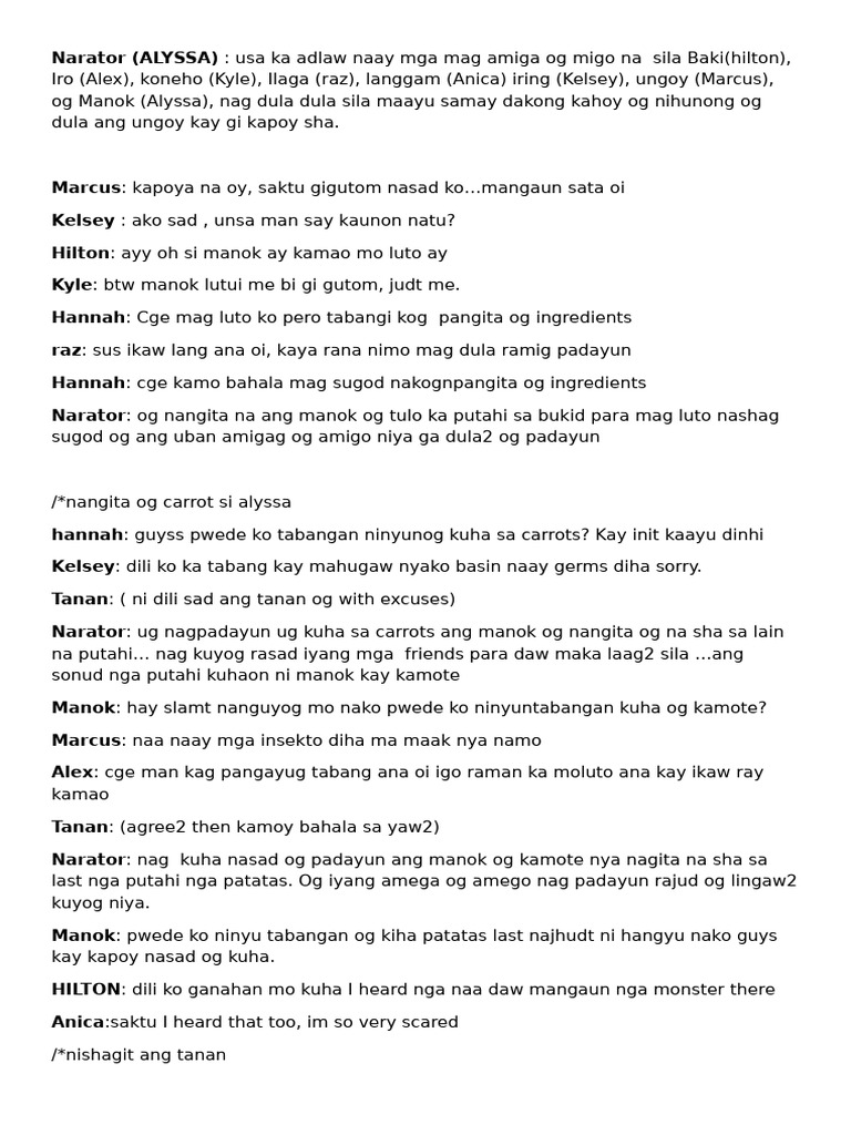 Manok's Cooking Adventure | PDF | Mystery, Thriller & Crime Fiction