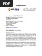 Company Profile Ekonek