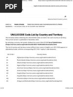UN/LOCODE List by Country 2023-1 | PDF | Encodings