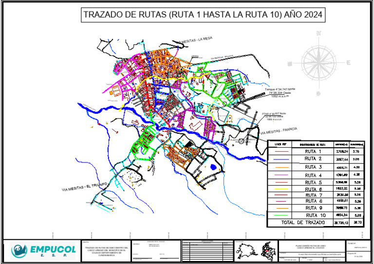 Plano Rutas 1 Al 10 | PDF