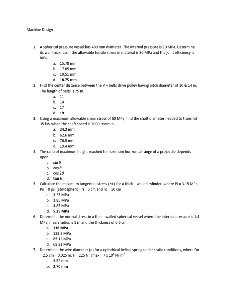 Mechanical Design Calculations | PDF | Gear | Belt (Mechanical)