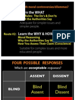 Ethics Moral Reasoning Handout