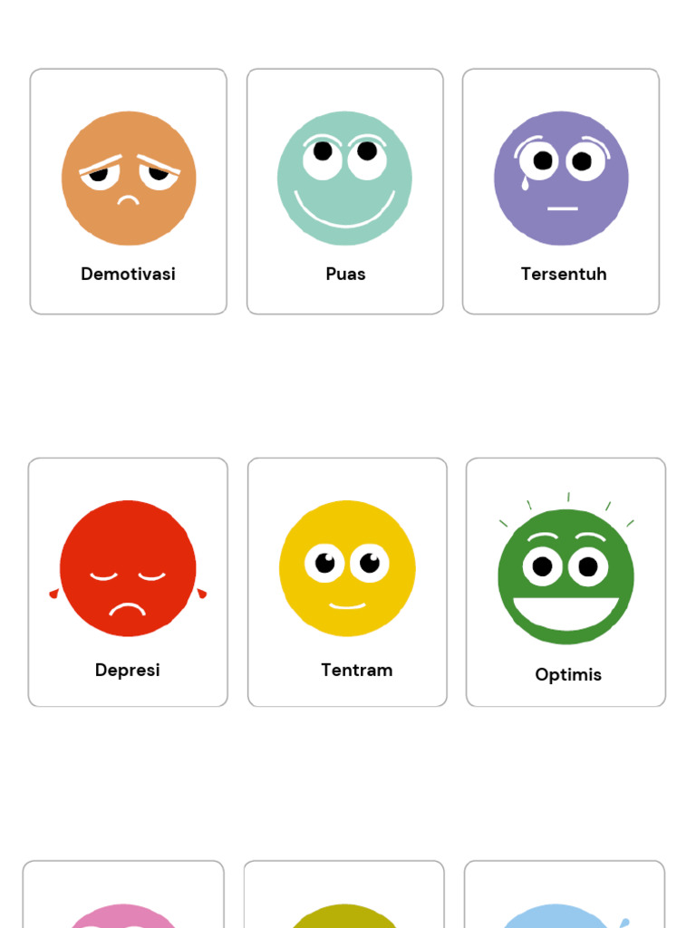 Kartu Emosi untuk Anak dan Dewasa | PDF