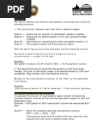 Neutralization Formulas and Charts | PDF | Sodium Carbonate ...
