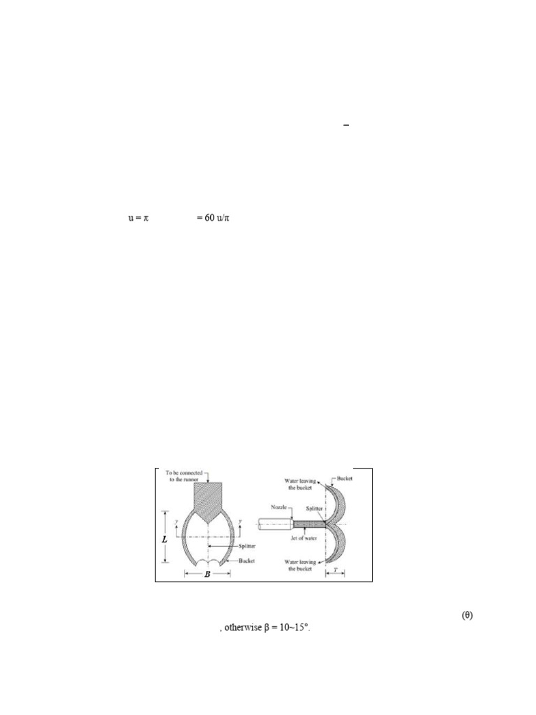 Pelton Turbine Design and Efficiency Factors | PDF | Jet Engine | Turbine