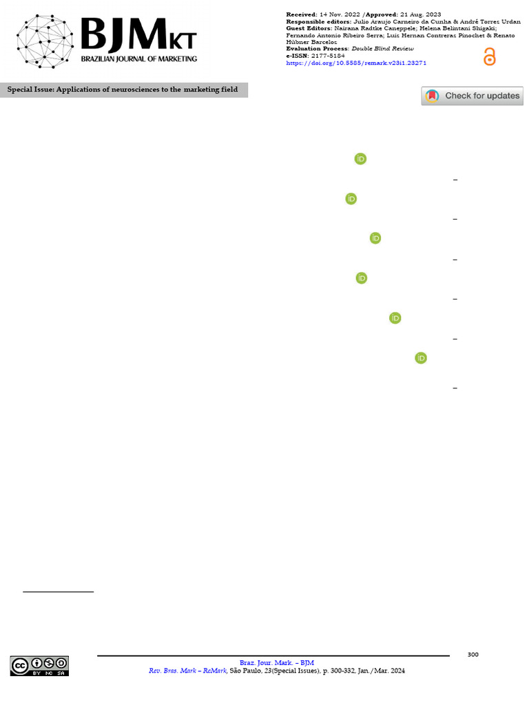 Eye tracking as a physiological correlate of consumer behavior a