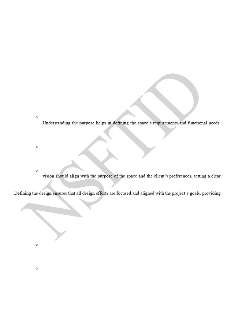 Space Planning Notes - Chapter 2 | PDF | Interior Design | Methodology