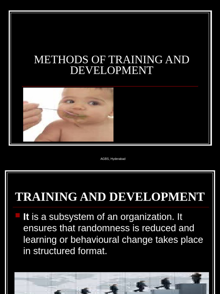 Training and Development Methods Overview | PDF | Mentorship ...