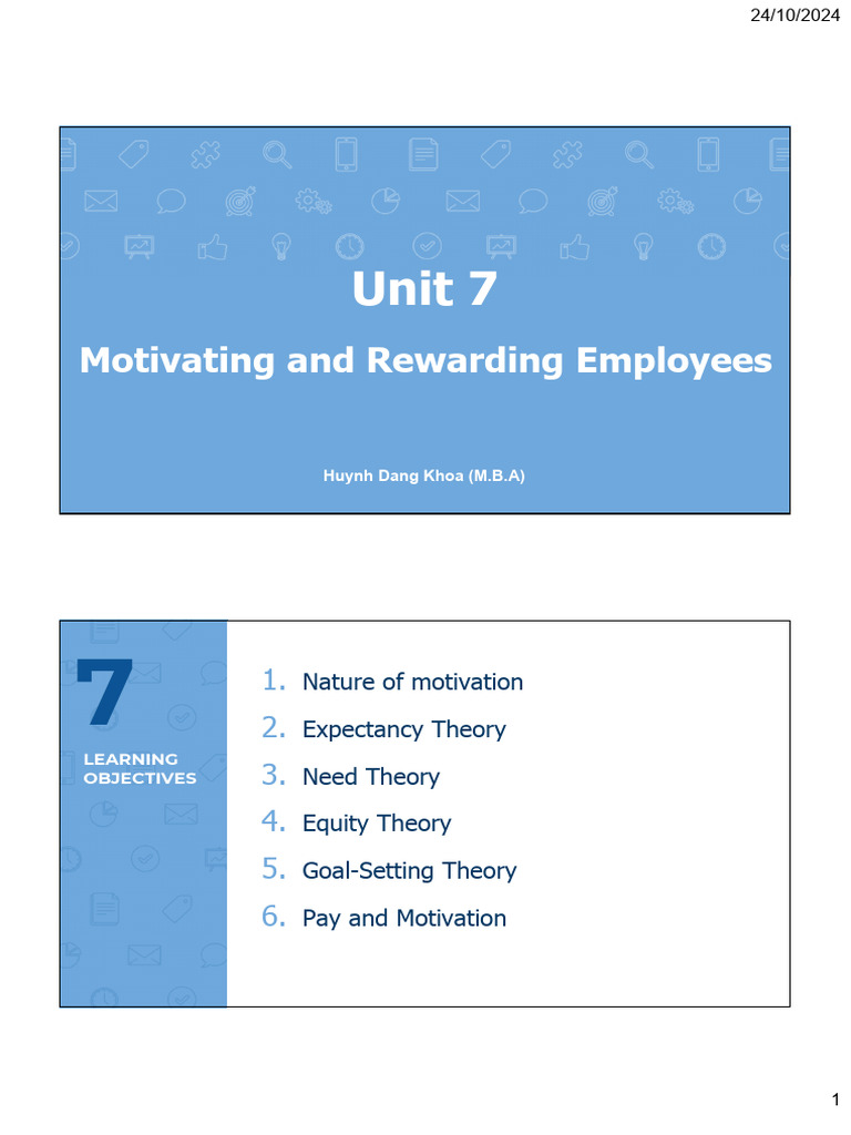 Employee Motivation Theories Guide | PDF | Motivational | Motivation