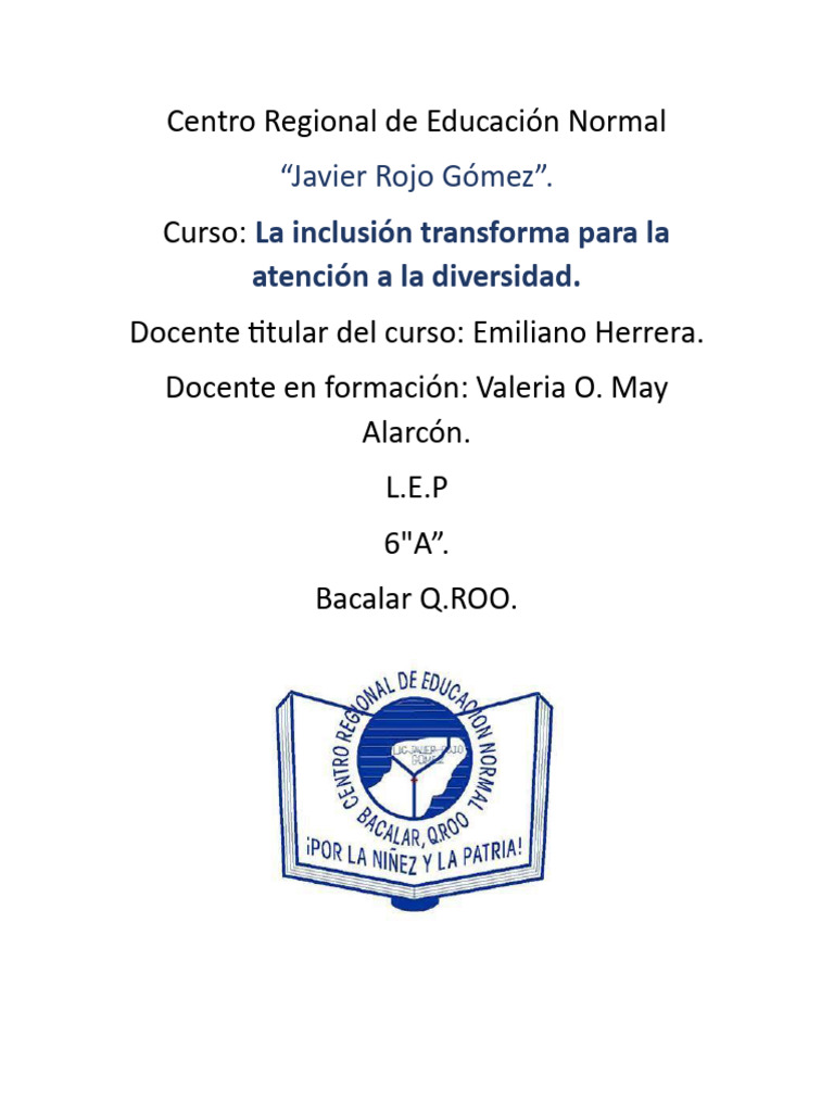 Inclusión y Diversidad en Educación | PDF | Inclusión (Educación ...