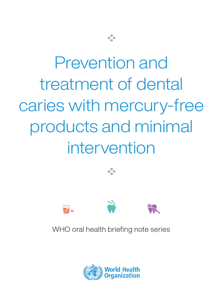 Who Prevention | PDF | Human Tooth | Tooth Enamel