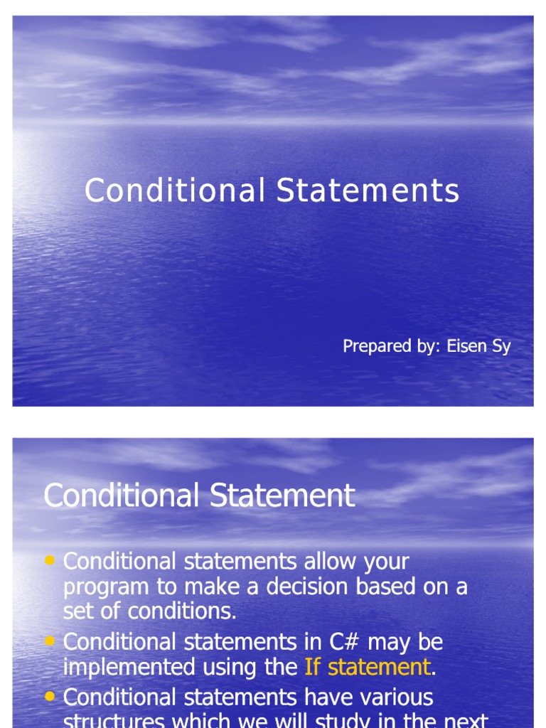 Code Snippets (Conditional Statements) | Download Free PDF | C ...