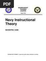 US Navy Course NAVEDTRA 14300 - Navy Instructional Theory