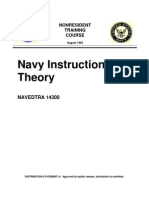 US Navy Course NAVEDTRA 14300 - Navy Instructional Theory