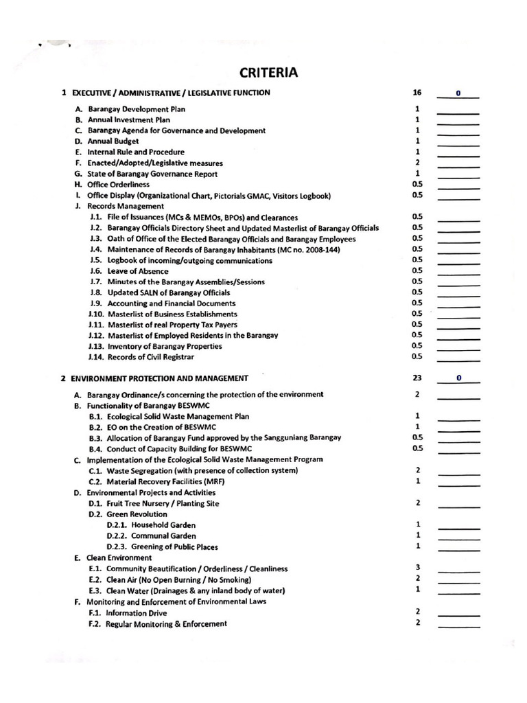 Criteria File | PDF