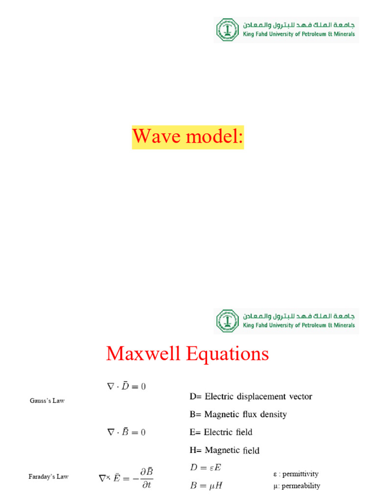 5 Wave Model | PDF | Waves | Optical Fiber