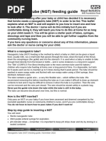Orogastric Tube Feeding Checklist | PDF | Clinical Medicine | Medical ...