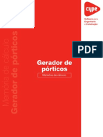 Gerador de Porticos Memoria de Calculo